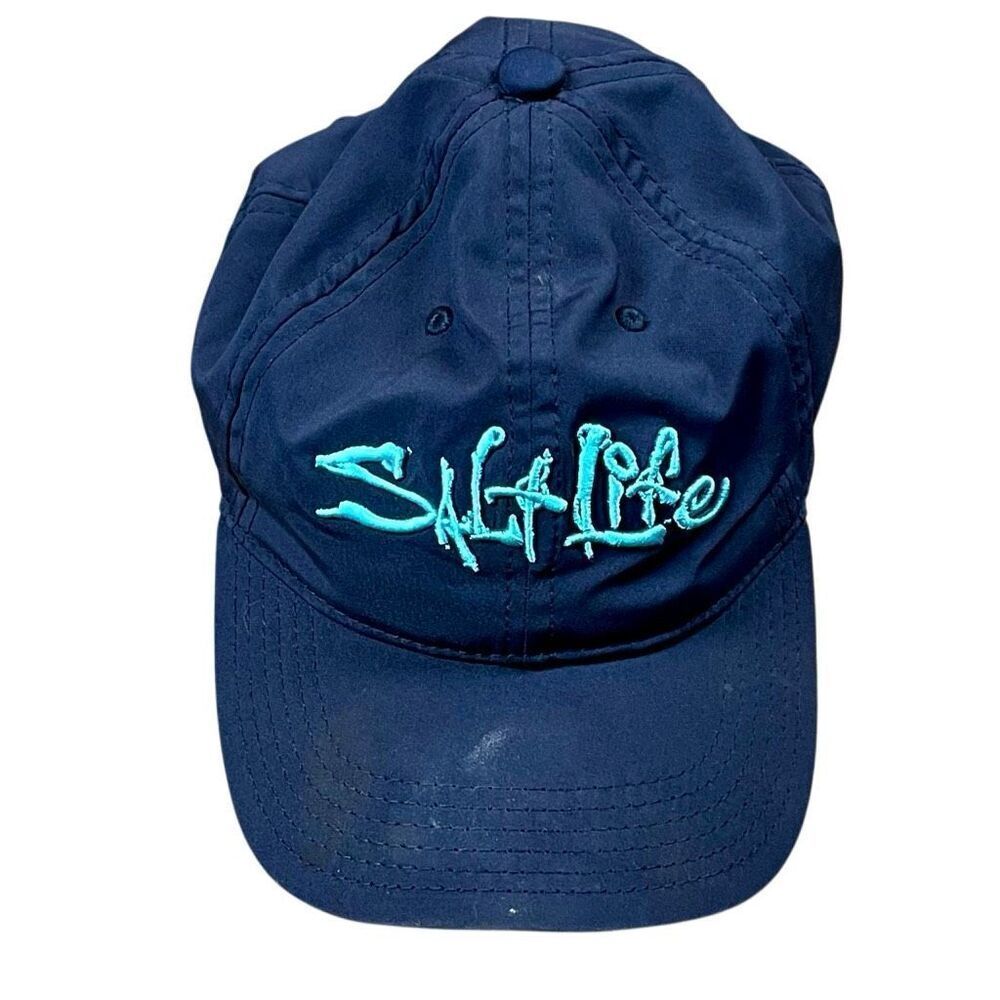 Salt Life Navy Blue Adjustable Youth Cap Baseball Hat